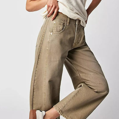 Ruan | Jeans a Gamba Larga - Cotone Comodo-3