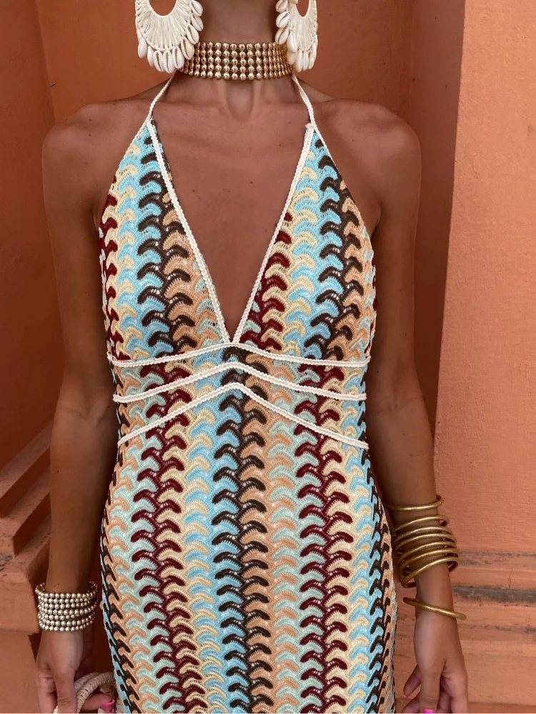 Luciana | Abito con scollo a V senza schienale
