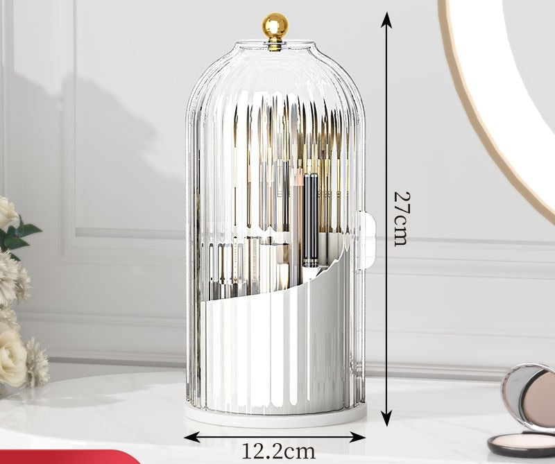 GlamSpin | Elegante organizer per il trucco rotante a 360°