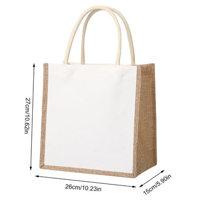 Variant image for Burlap | Borsa Tote in Juta Eco-Compatibile con Manici Rinforzati-5