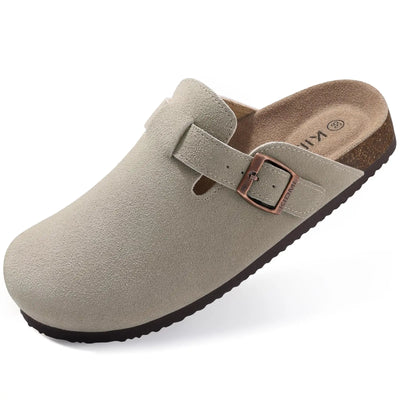 Variant image for Kidmi | Zoccoli Donna in Pelle Scamosciata con Suola in Sughero-28