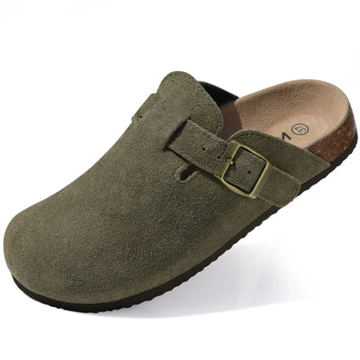 Variant image for Kidmi | Zoccoli Donna in Pelle Scamosciata con Suola in Sughero-47