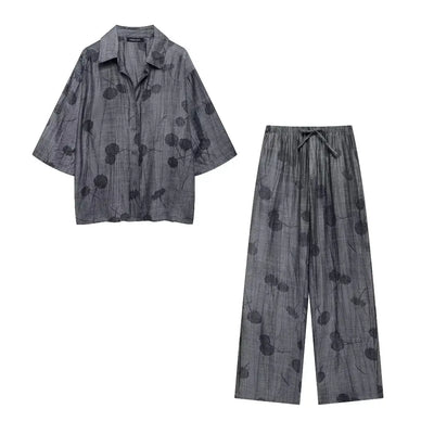 Variant image for Set Chic | Completo Estivo Elegante in Jacquard per Occasioni Casual-1