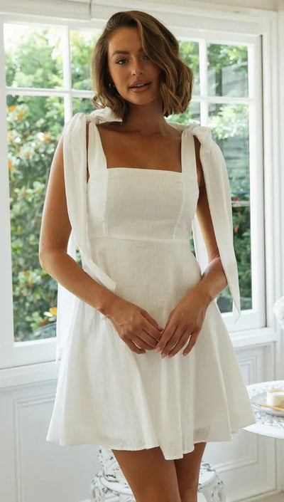 Variant image for Clara | Abito da Donna A-Line Elegante per Cerimonia-1
