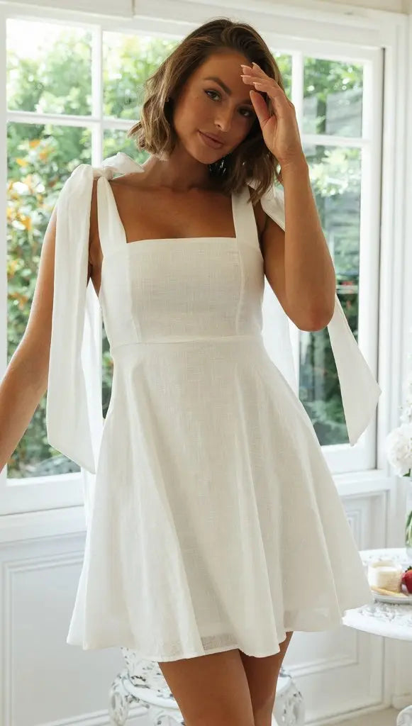 Clara | Abito da Donna A-Line Elegante per Cerimonia-4