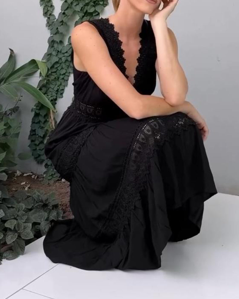Martina | Abito a canotta con scollo a V