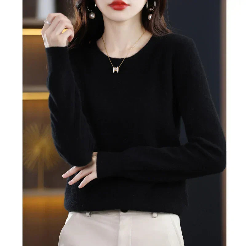 Valentina | Comodo maglione con collo rotondo