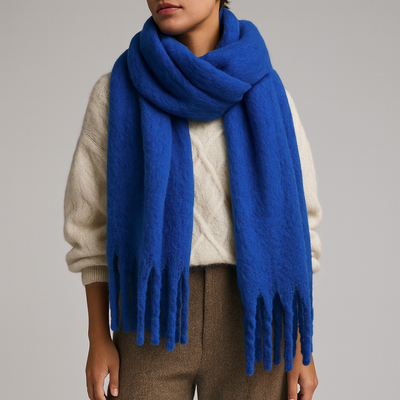 Lia | Écharpe Femme Oversize Douce pour Hiver