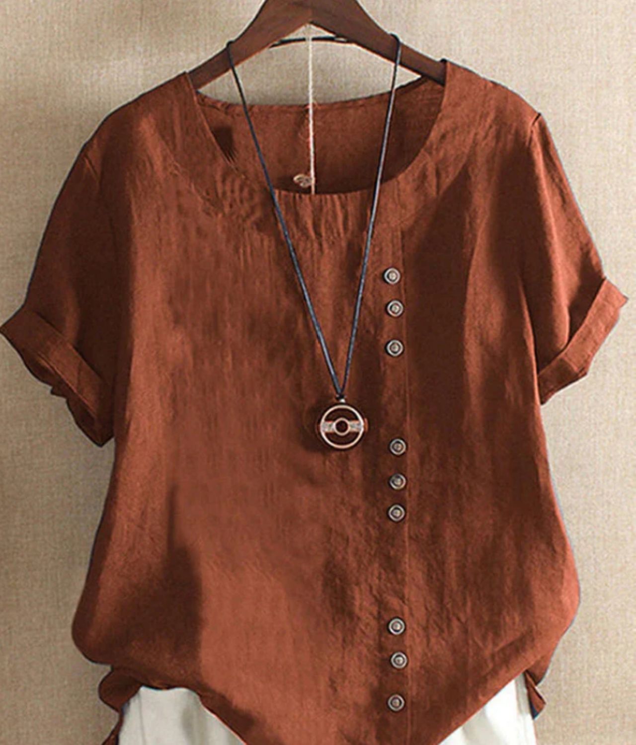 Sophia | Comfortable summer top in linen