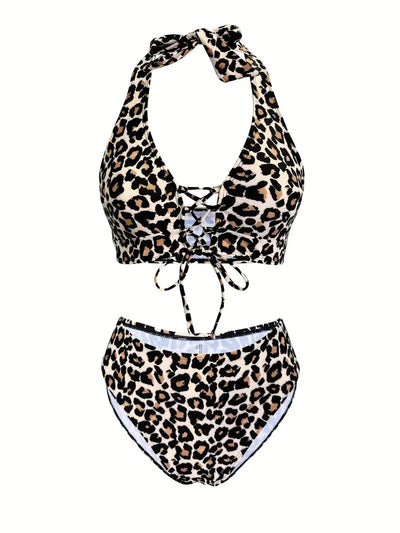 Sophia | Elegante bikini set con motivo a leopardo