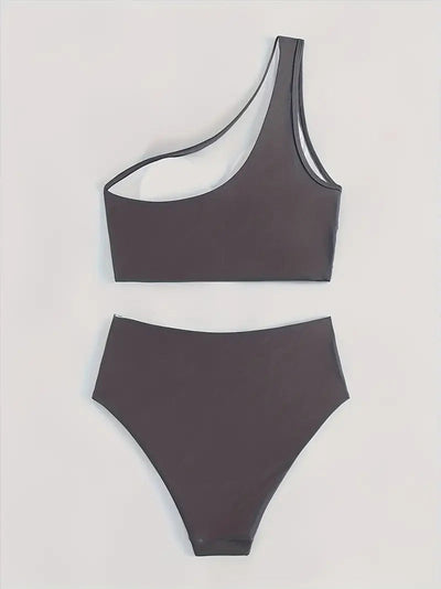 Sophia | Monospalla con set di bikini ad alta vita