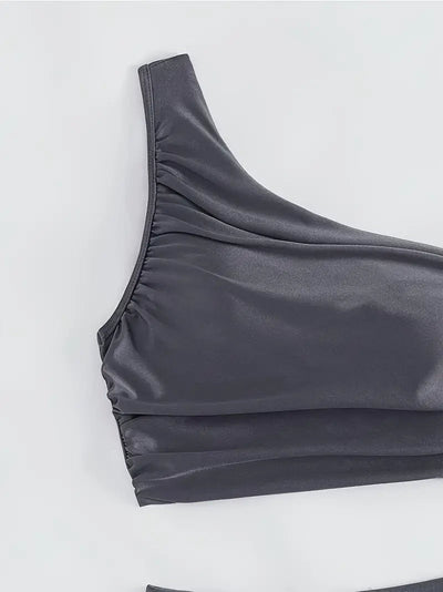 Sophia | Monospalla con set di bikini ad alta vita
