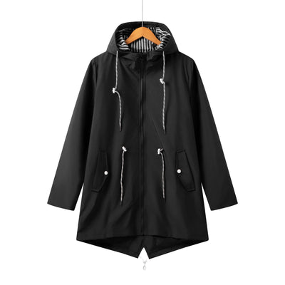 Sophia | Trench impermeabile con cappuccio