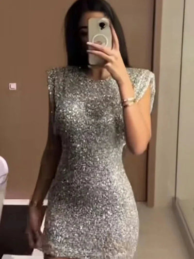 Stefanie | Festliches Kleid mit Pailletten