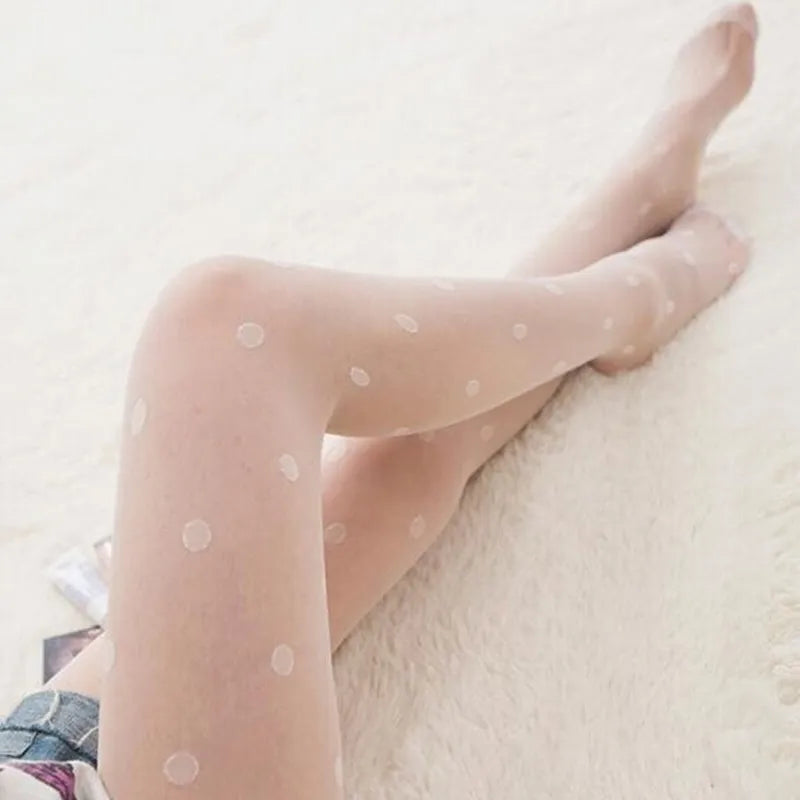 Stefanie | Collant alla moda con motivo a pois