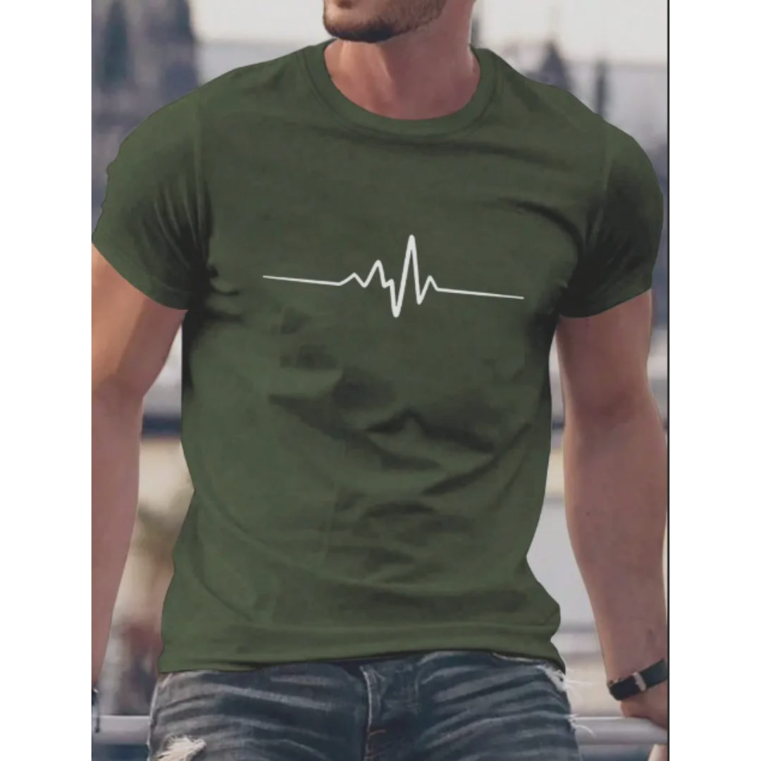 Antonio | T Shirt Slim Fit con Stampa Grafica Moderna