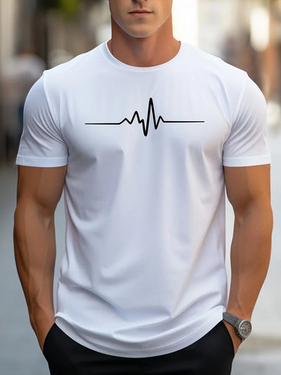 Antonio | T Shirt Slim Fit con Stampa Grafica Moderna