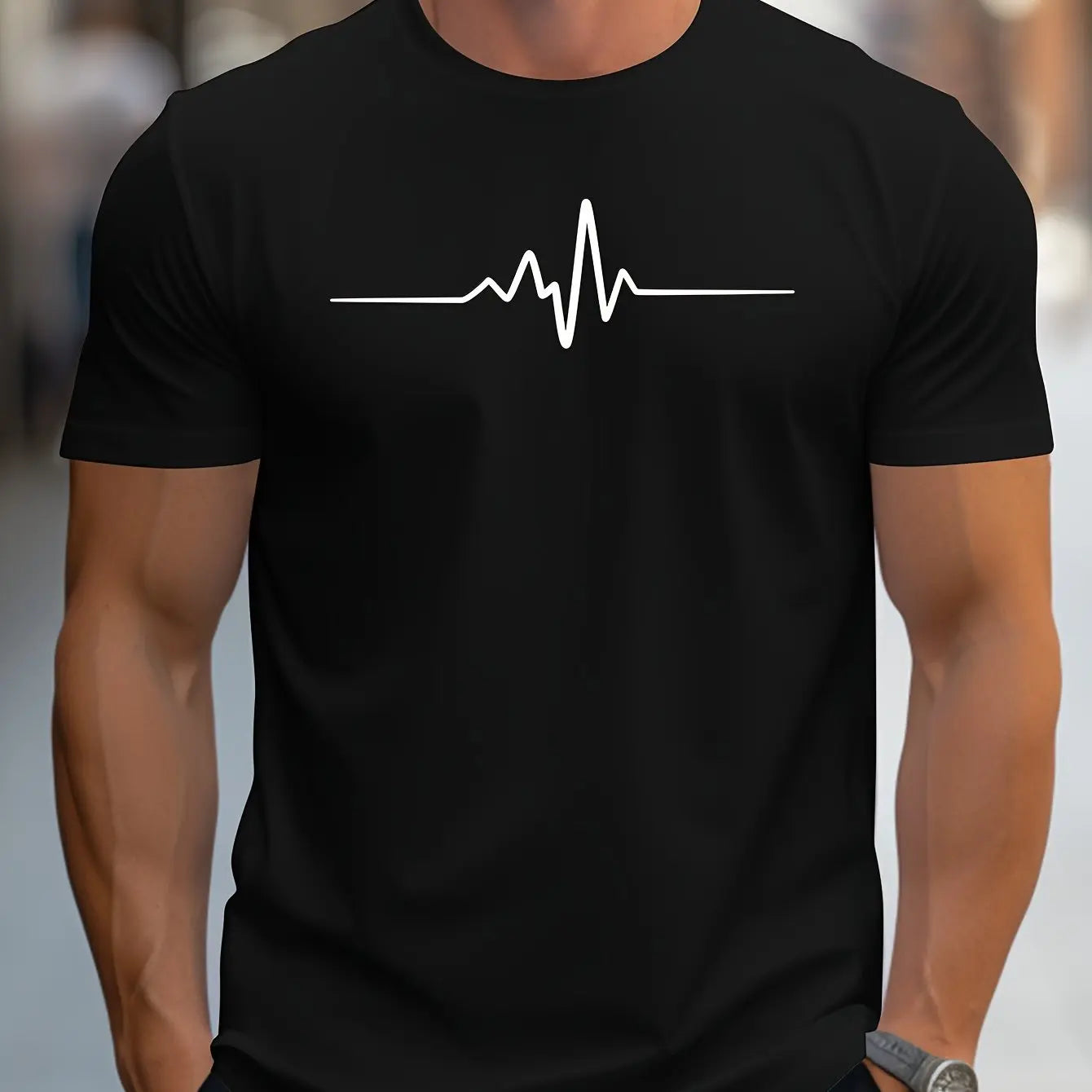 Antonio | T Shirt Slim Fit con Stampa Grafica Moderna