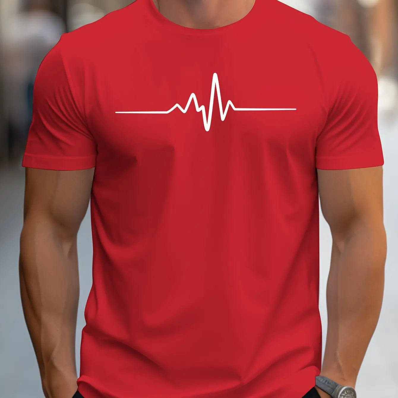 Antonio | T Shirt Slim Fit con Stampa Grafica Moderna