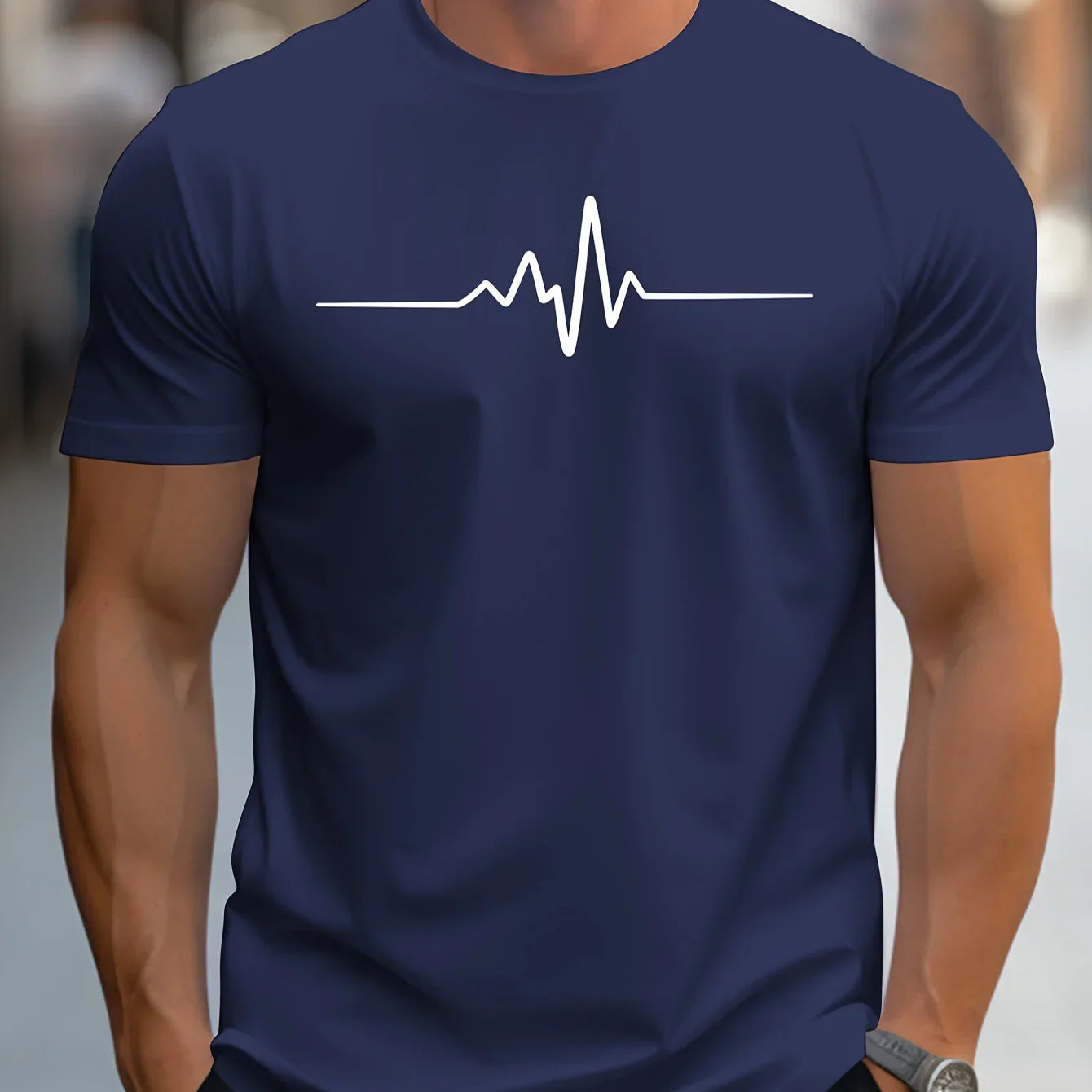 Antonio | T Shirt Slim Fit con Stampa Grafica Moderna