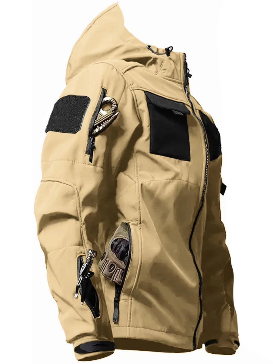 Tobias | Giacca softshell idrorepellente con cappuccio