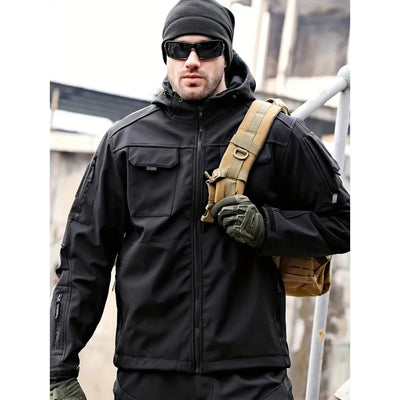 Tobias | Giacca softshell idrorepellente con cappuccio