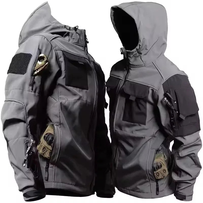 Torsten | Giacca softshell con cappuccio