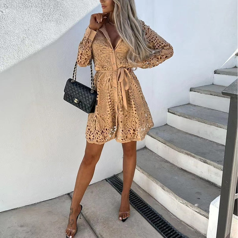 Alessandra | Abito elegante in pizzo
