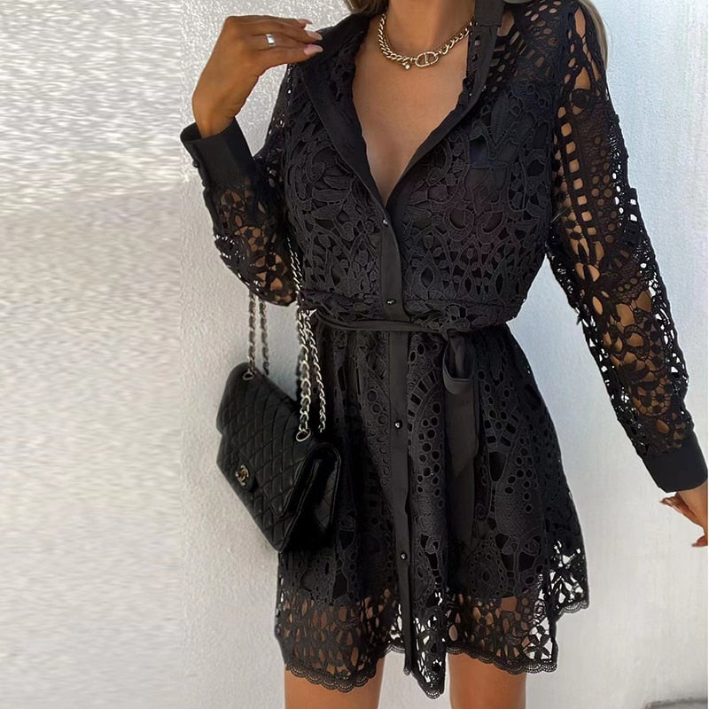 Alessandra | Abito elegante in pizzo