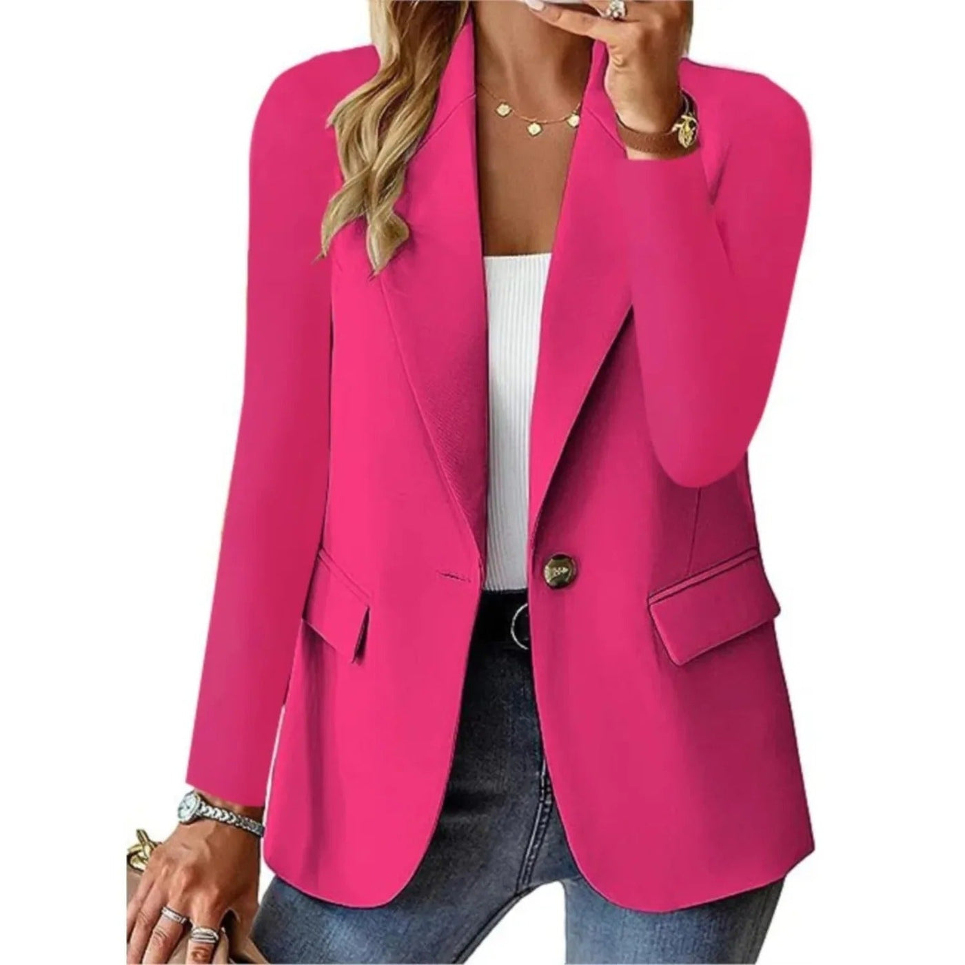 Trisha | Blazer élégant à manches longues
