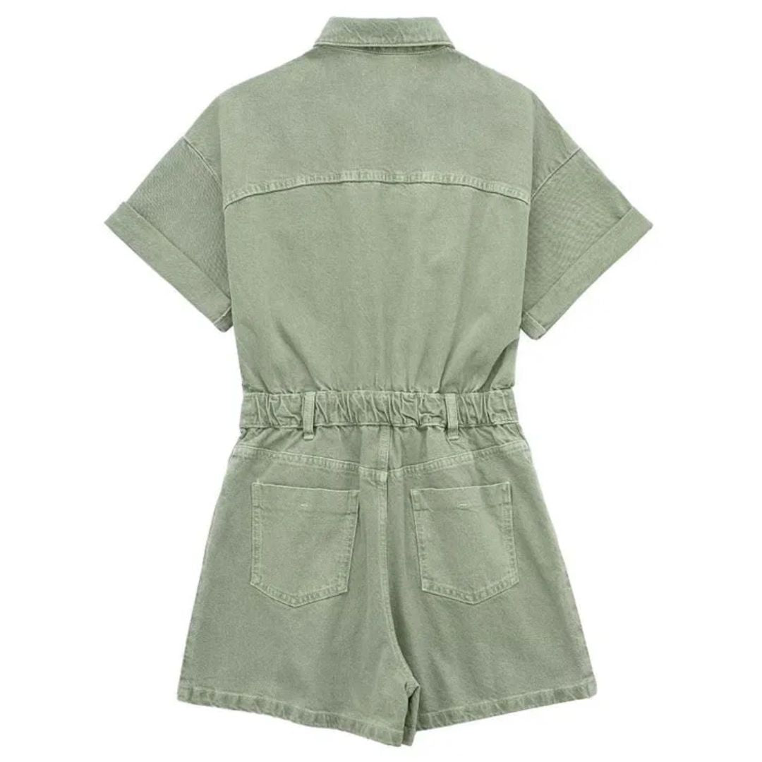 Livie | Tuta in denim dalla vestibilità slim
