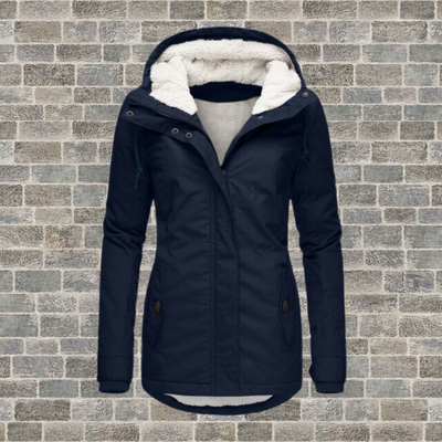 Alasia | Maglia con cappuccio in caldo cotone Sherpa
