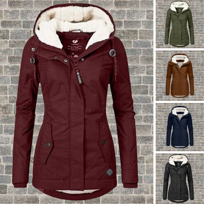 Alasia | Maglia con cappuccio in caldo cotone Sherpa