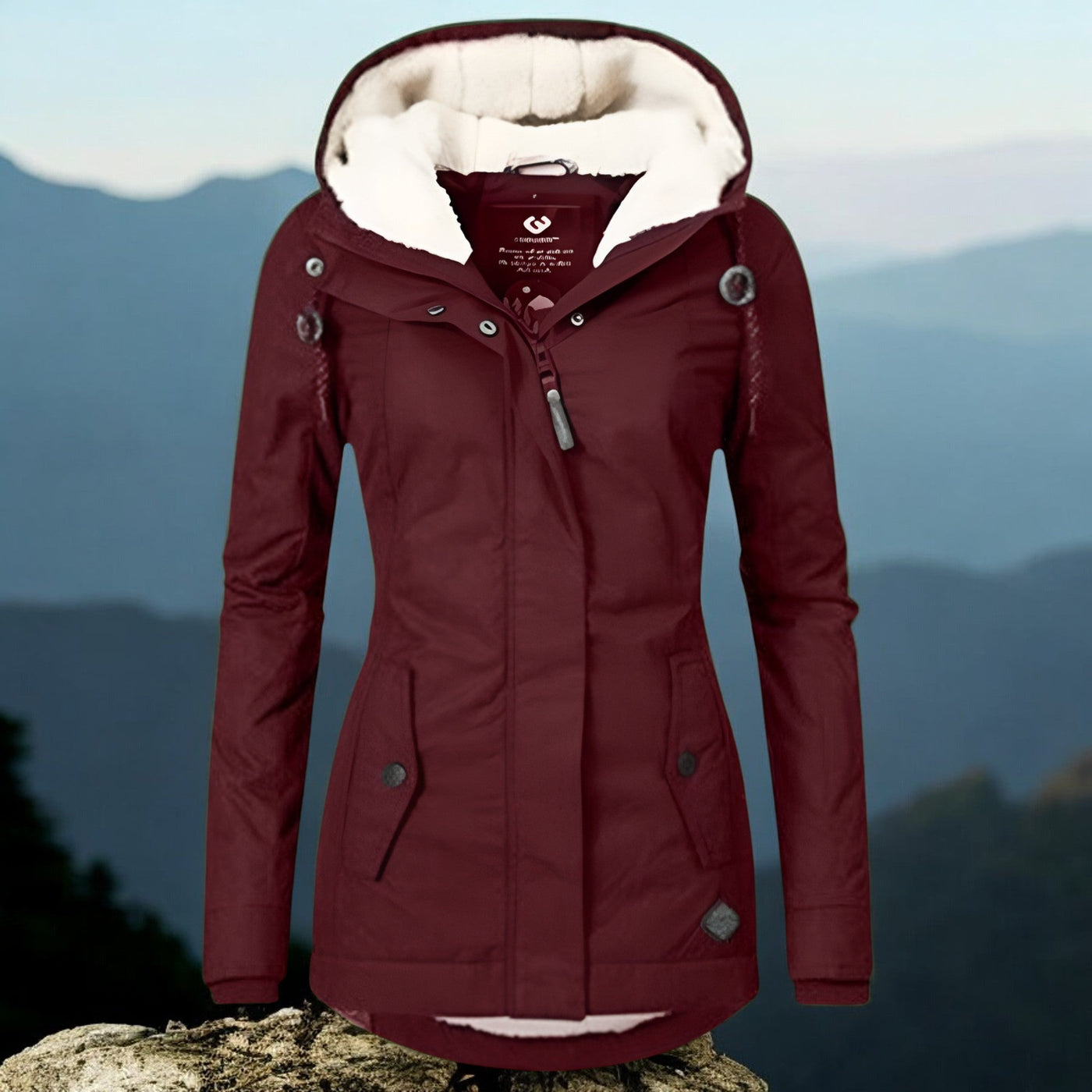 Minka | Giacca in caldo cotone sherpa
