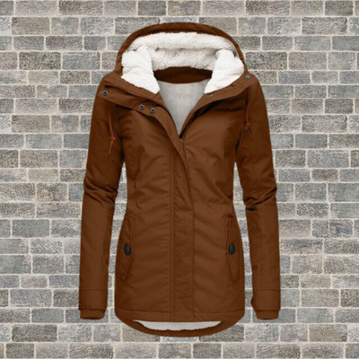 Alasia | Maglia con cappuccio in caldo cotone Sherpa