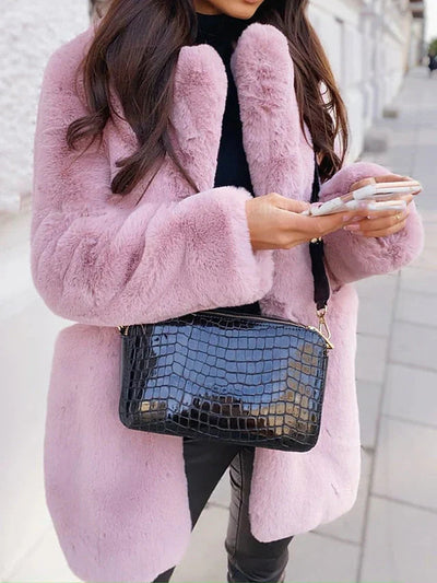 Vanessa | Cappotto elegante in orsetto