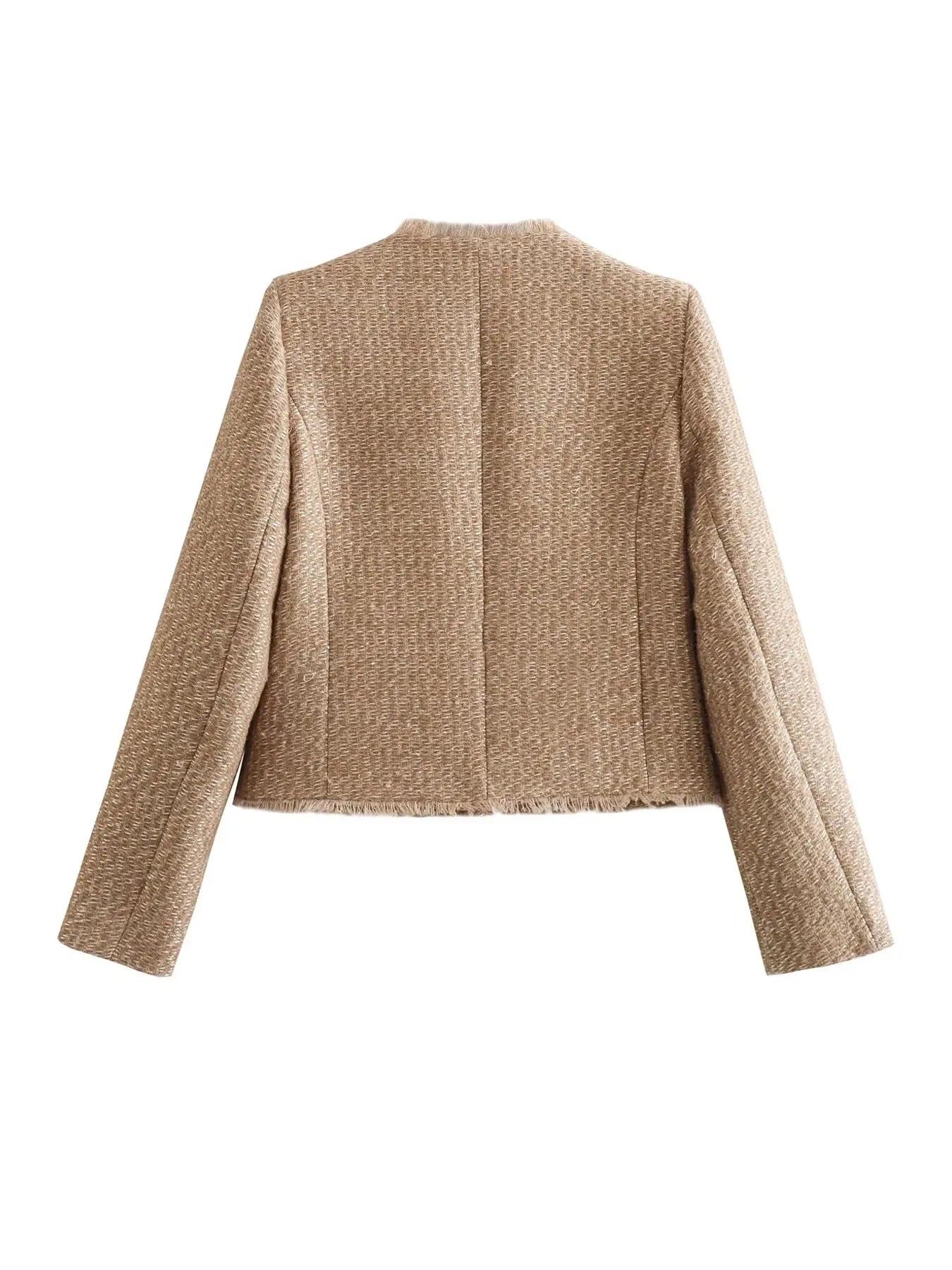 Vanessa | Elegante giacca in tweed a due pezzi