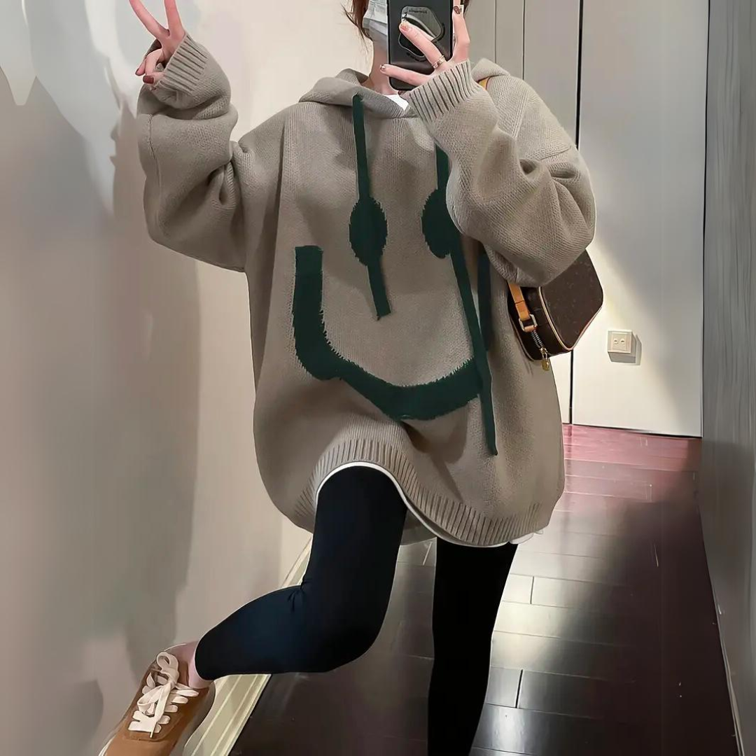 Vanessa | Felpa oversize con cappuccio