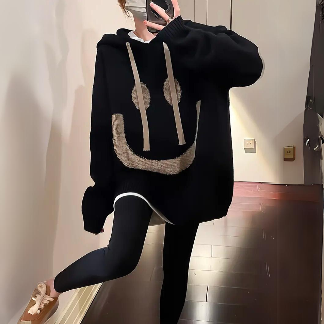 Vanessa | Felpa oversize con cappuccio
