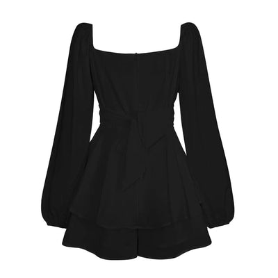 Vanessa | Mini-Kleid mit langen Ärmeln Ruffle Dream