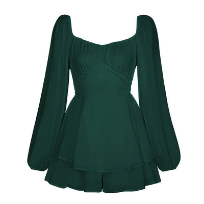 Vanessa | Mini-Kleid mit langen Ärmeln Ruffle Dream