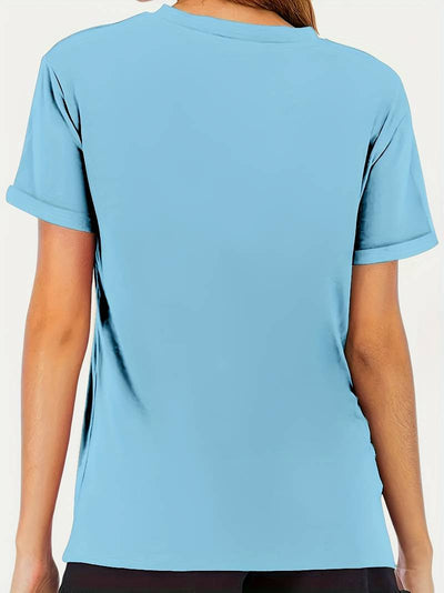 Vanessa | Casual T-shirt with dandelion graphic print