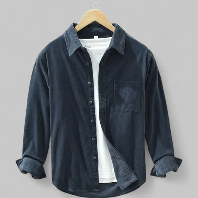 Velluto Retro | Langärmliges Hemd aus Cordvelours