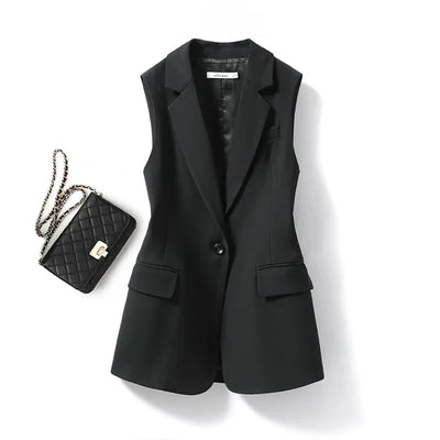 Wendy | Blazer Donna Senza Maniche Elegante e Versatile-2
