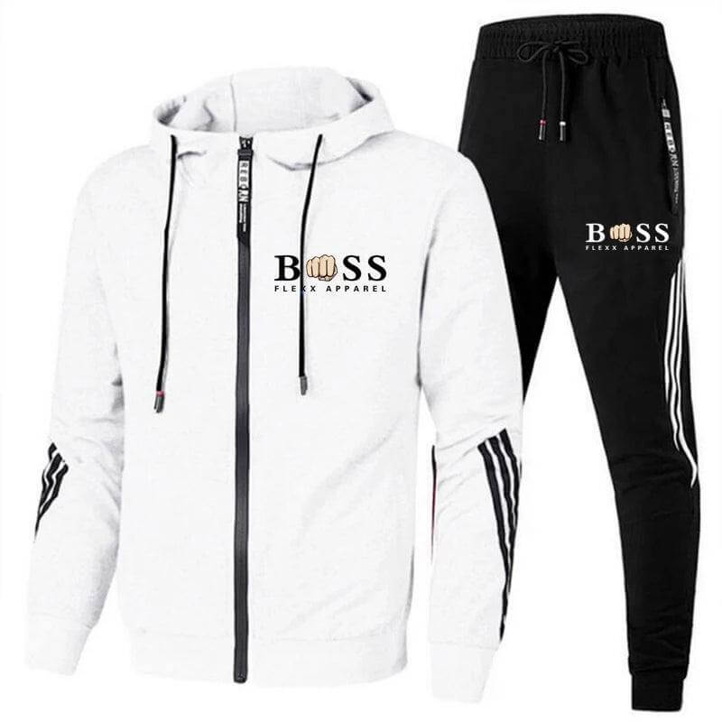 Set di Abbigliamento Sportivo Uomo - 2 Pezzi Traspirante e Confortevole-1
