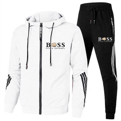 Set di Abbigliamento Sportivo Uomo - 2 Pezzi Traspirante e Confortevole-1