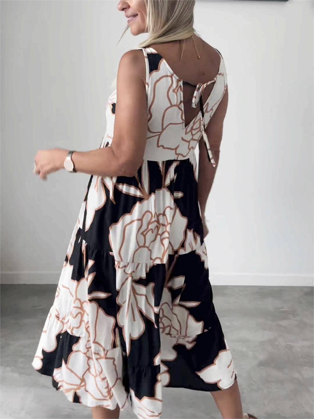 Camila | Abito elegante con stampa floreale