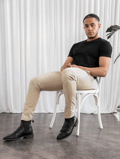 Zachary | Pantaloni allungati in forma slim