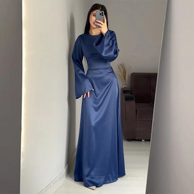 Alfonsina | Maxi abito elegante in raso
