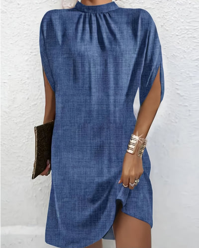 Hacinta | Abito Donna a Manica a Pipistrello - Tessuto Leggero, Elegante e Versatile-2